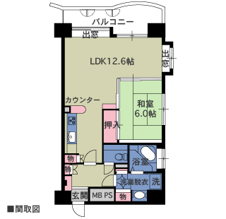 物件間取・物件Map