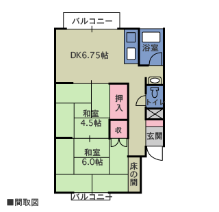 物件間取・物件Map