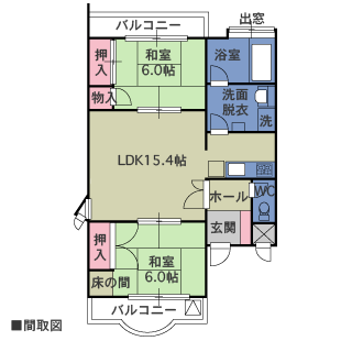 物件間取・物件Map