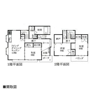 物件間取・物件Map