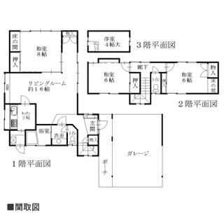 物件間取・物件Map