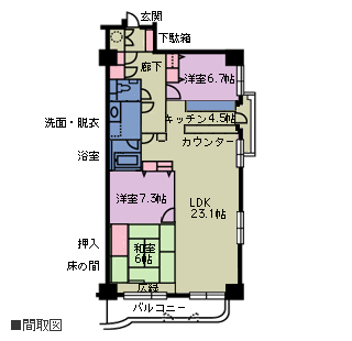 物件間取・物件Map