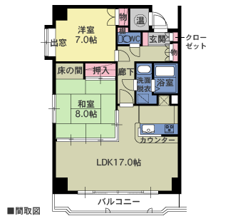 物件間取・物件Map
