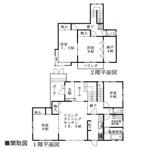 物件間取・物件Map