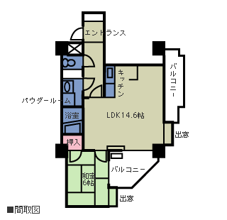物件間取・物件Map