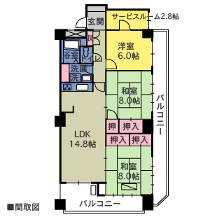 物件間取・物件Map