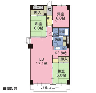 物件間取・物件Map